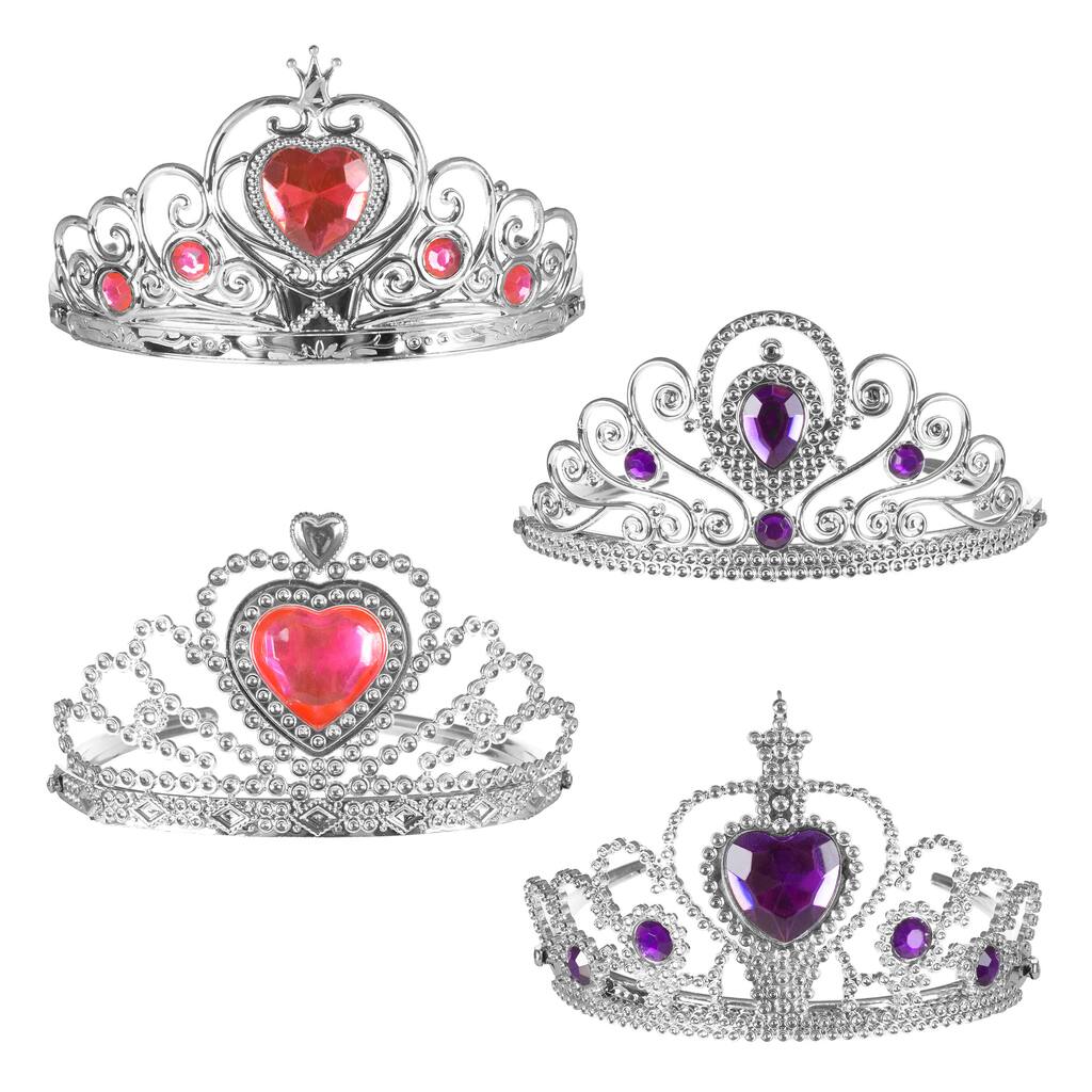 Toy Time Silver Princess Crowns Tiaras 4ct Michaels Toy Time Silver Princess Crowns Tiaras 4ct Michaels